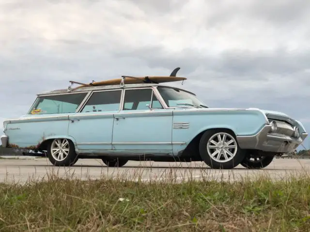 1964 mercury commutor wagon - rat rod - custom - no reserve - patina - surfboard