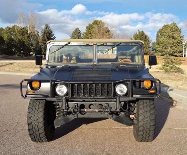 1995 hummer h1 open top convertible half door low miles am general vlco humvee