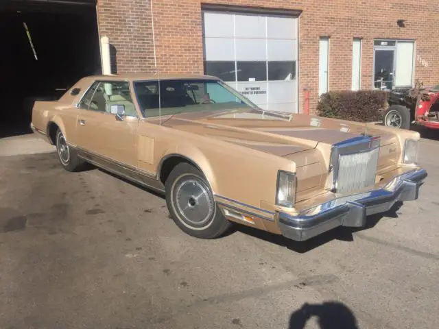 1979 lincoln mark series mark v - vinyl top delete