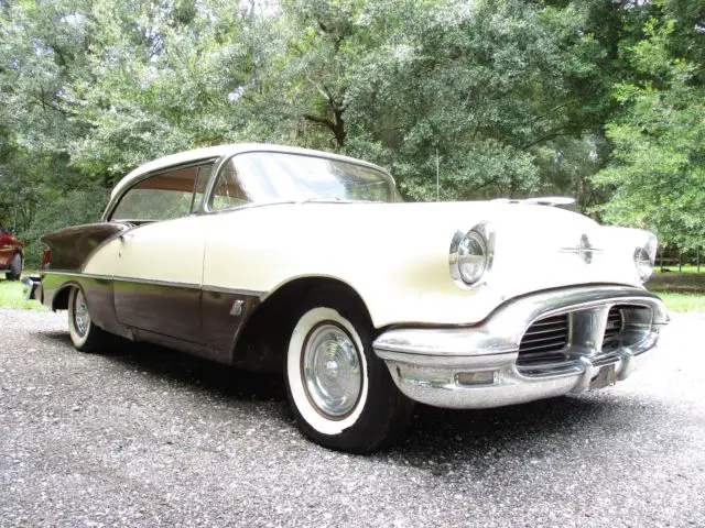 1956 oldsmobile rocket 88 with continental kit garage barn find no reserve