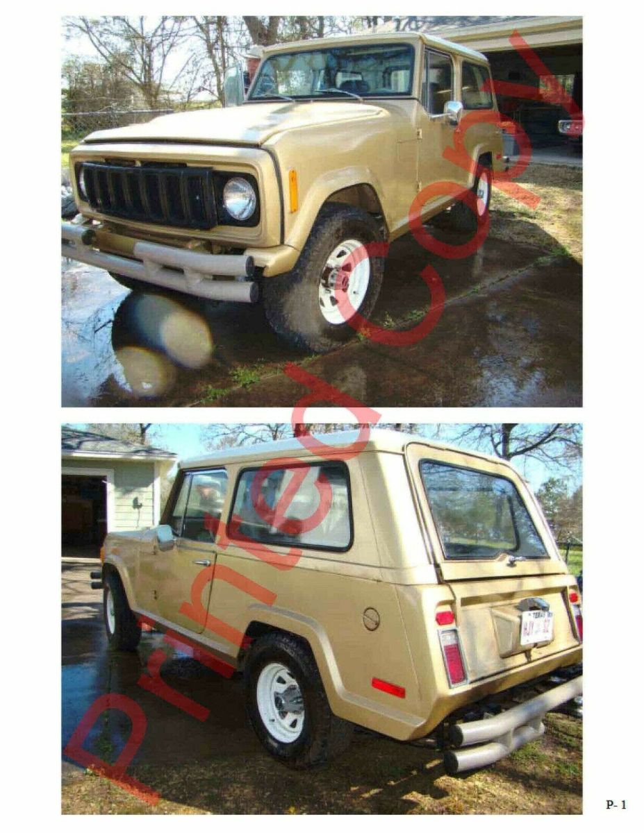 1972 jeep commando - appraised for 15,000