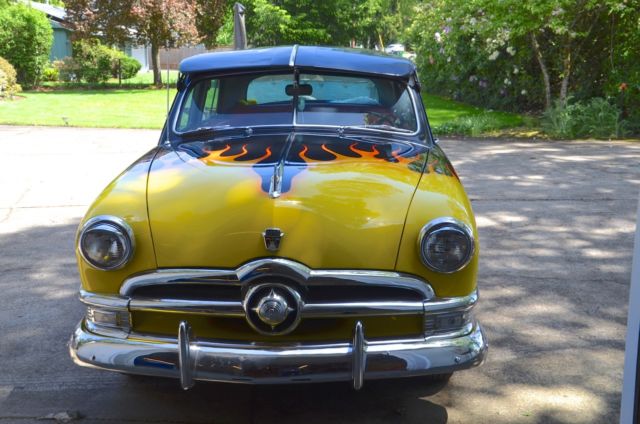 1950 ford w/flathead v8, 3 on the tree, od, sweet daily driver, really clean