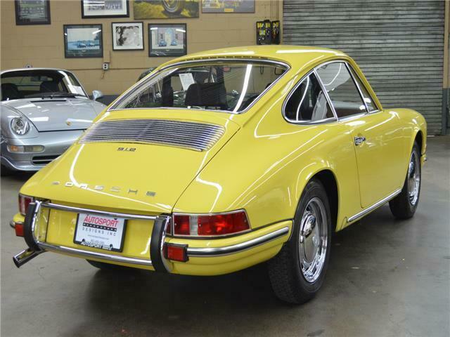 1969 porsche 912 coupe champagne yellow coupe,restored,matching #'s,orig colors