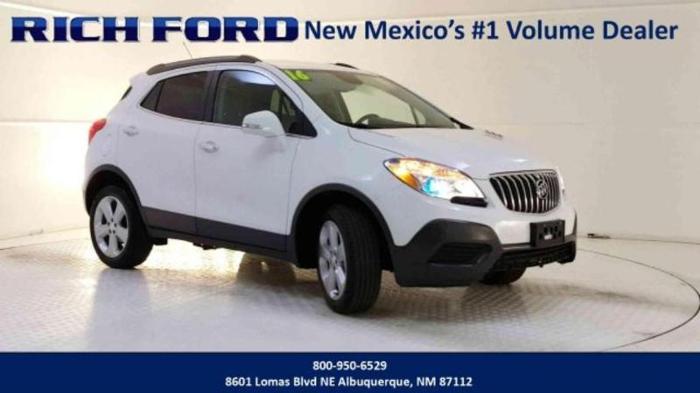 2016 buick encore base awd base 4dr crossover for sale in albuquerque, new mexico