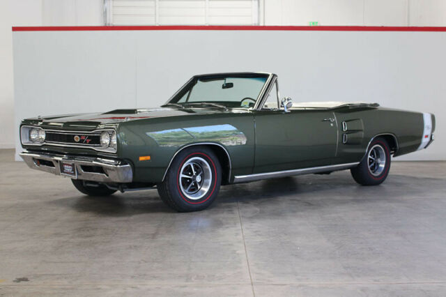 1969 dodge coronet 49622 miles green convertible