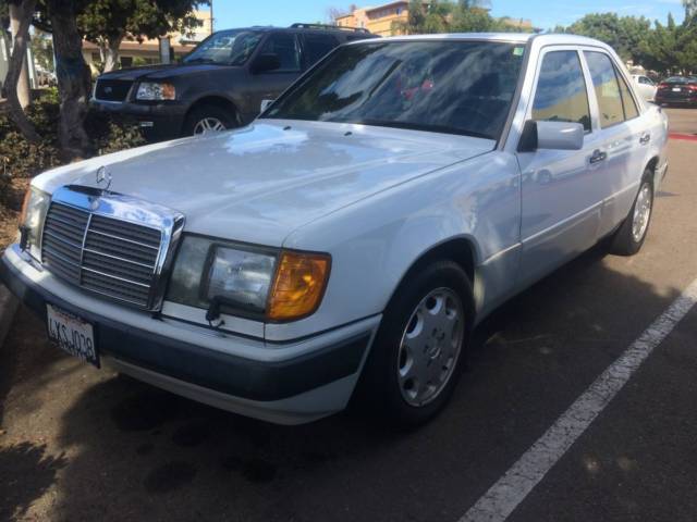 1993 mercedes-benz 400e 500e white **rust free california car**