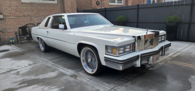 1978 cadillac de ville coupe white rwd automatic