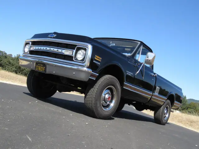 1970 chevrolet k20 cst 4x4 pickup, restored, air cond, loaded california truck