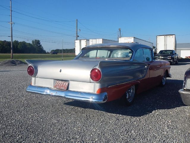 1957 ford fairlane orange 68,350 miles orange automatic