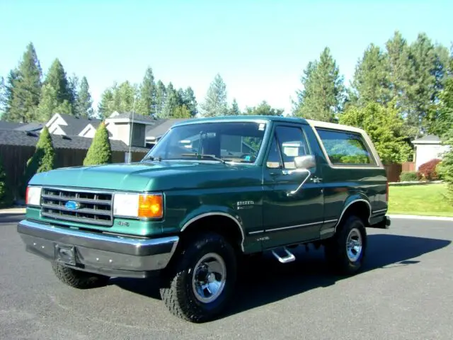 selling with no reserve rust free 1990 ford bronco full size xlt 73k 5.0l 4x4