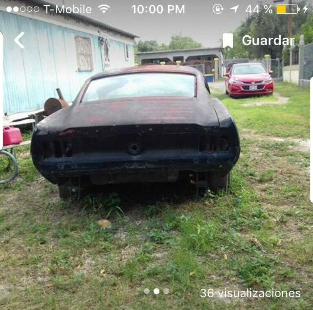 1967 ford mustang fastback sportscar black rwd automatic fastback