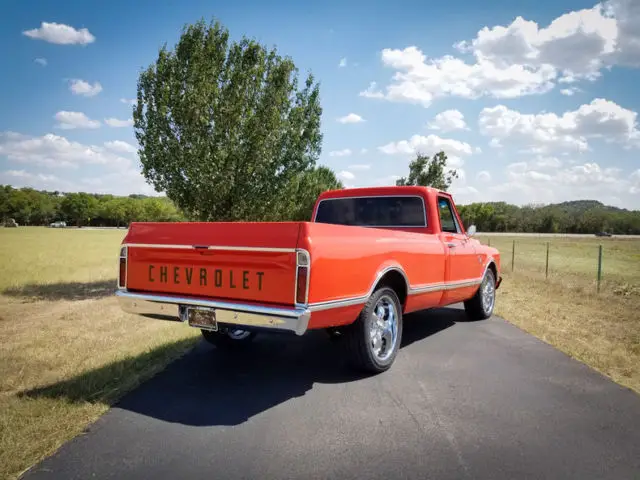 1967 chevrolet c10 350 700-r ac ps pb coys buckets & console 67407 miles orange