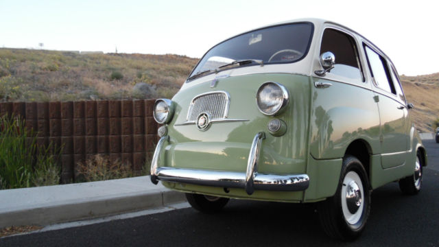 1957 fiat 600 multipla w/ lucas lights