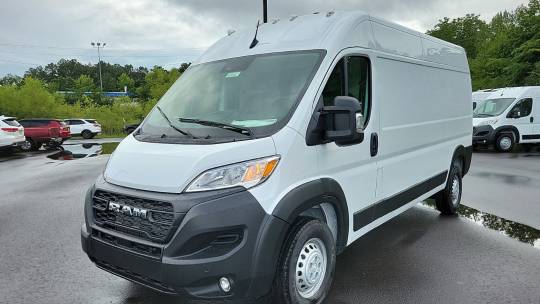 new 2024 ram promaster cargo van tradesman 2500 with passenger seat high roof 159"