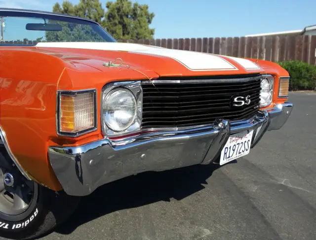 1972 chevrolet chevelle ss convertible