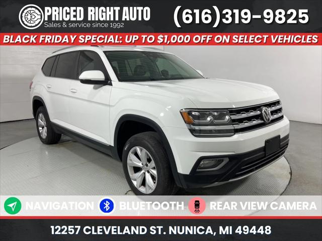 2018 volkswagen atlas 3.6l sel