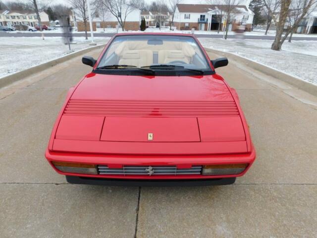 1986 ferrari mondial 28,687 miles corsa red clean car fax / auto check nice w@w