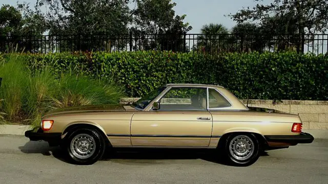 1981 mercedes benz 380sl roadster both hard and soft tops just 16,000 real miles