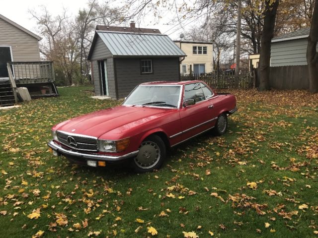 1984 mercedes 500sl euro model r107