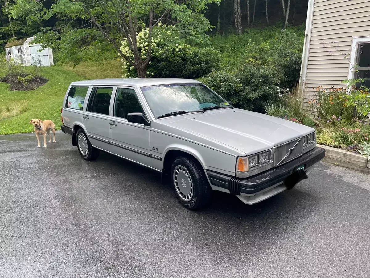 1989 volvo 740 wagon grey gl