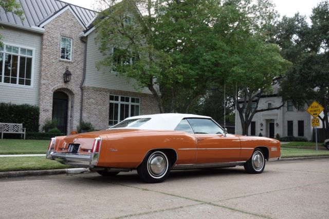 1975 cadillac eldorado convertible,500 ci engine,56k original miles,ac,stunning!