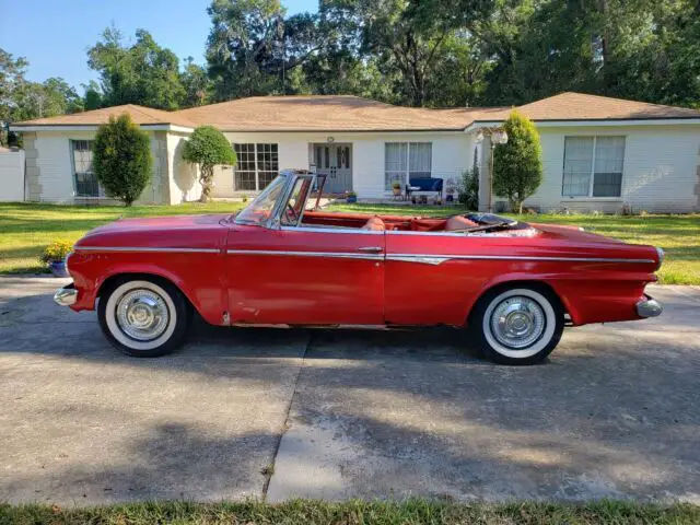 1962 studebaker lark convertible red rwd manual daytona