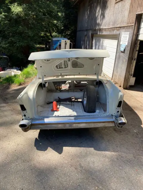 1957 chevrolet bel air 4.6 sedan white rwd manual bel air
