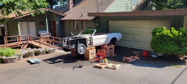 1967 ford mustang convertible white rwd manual