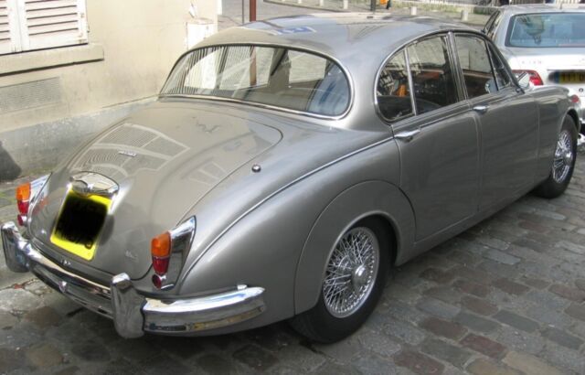 1962 jaguar 3.8 mk ii sedan grey rwd manual wire wheels 4 speed w/od