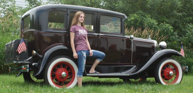 1930 ford model a deluxe 4 door fordor sedan daily driver elegant classic video