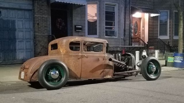 1931 ford model a. chopped, channeled custom hot rod, ratrod