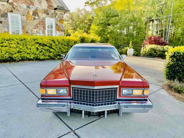 1976 cadillac deville coupe red rwd automatic