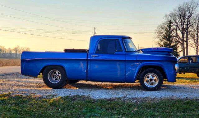 1965 dodge d100 pickup white rwd automatic pro-street