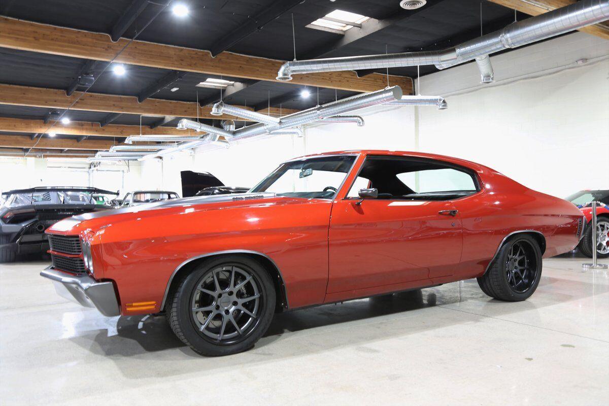 1970 chevrolet chevelle ls3 restomod 1575 miles orange coupe v8 automatic