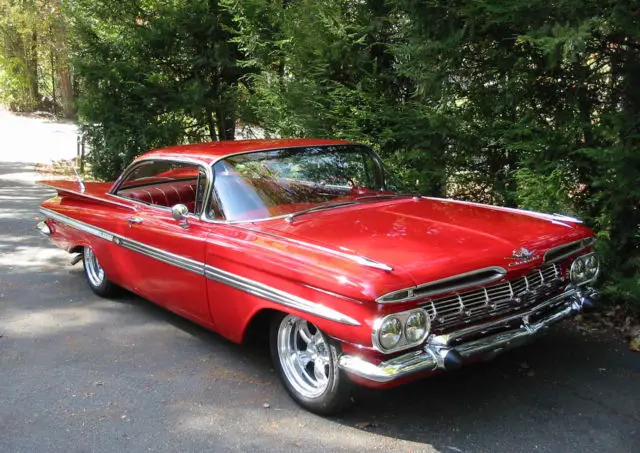 1959 chevrolet impala hardtop, 348 cu in, three two's, 4 spd, ps