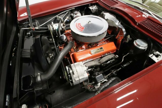 c2 vette original v8 auto classic vintage collector chevy stingray red black dro
