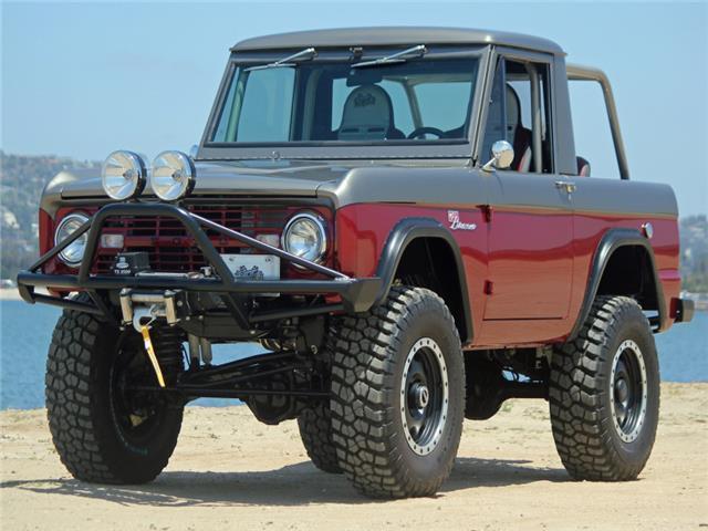 1967 ford bronco 4x4 restomod 400 miles gray 347 automatic
