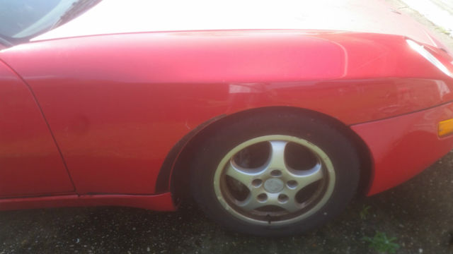 1992 porssche 968 2 ddoor coupe red w/tan