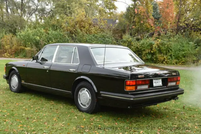 1989 bentley turbo r sedan !!! low miles !!! black on tan !!! strong mechanicals