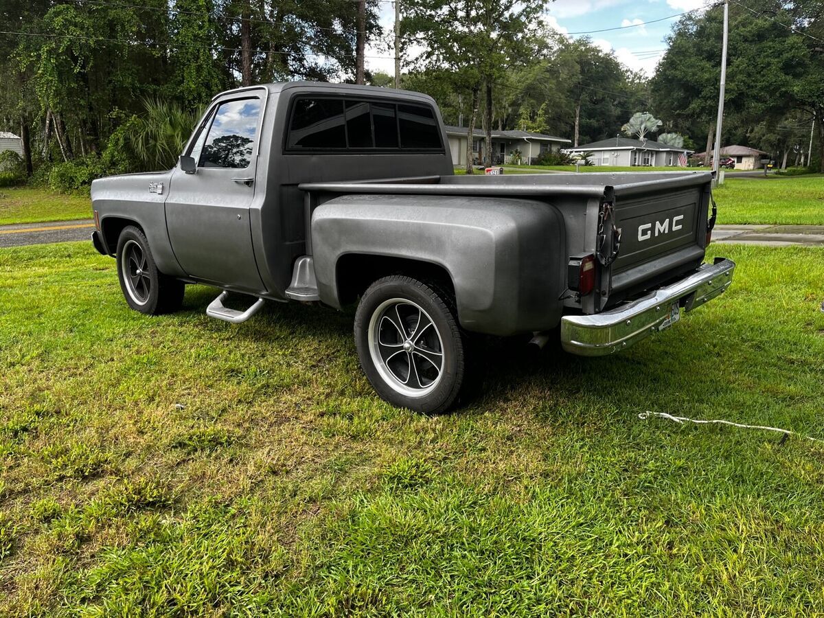 1979 gmc sierra pickup grey rwd automatic grande