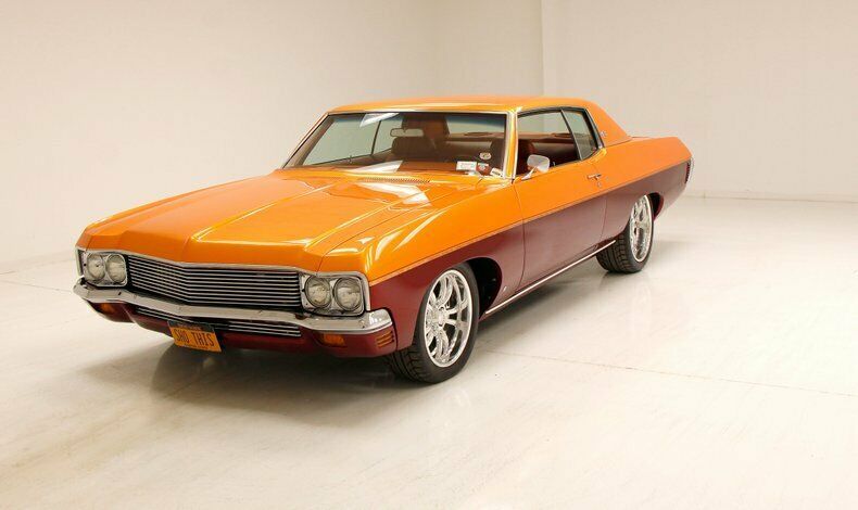 orange over burgundy/502ci 502hp dipped in chrome/pristine interior/digital dash