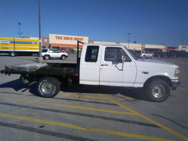 1994 ford f-150 4x4 pick up truck flatbed super cab