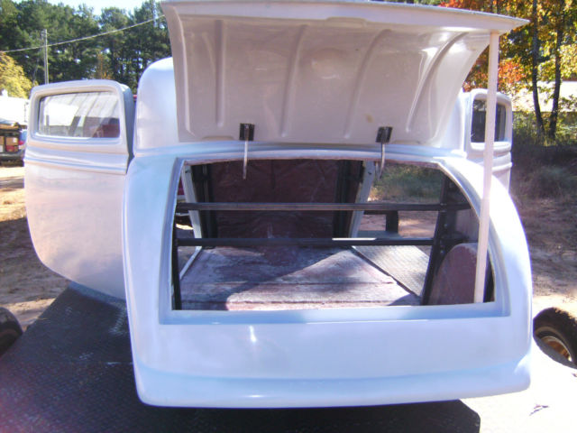 1932 ford new fiberglass body, 2.5 inch chop, rat hot rod project