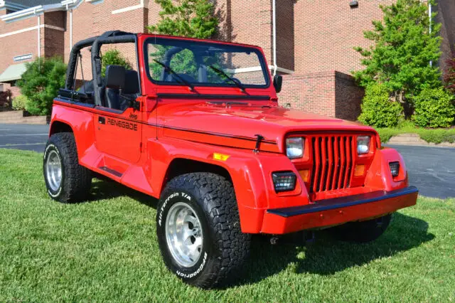 jeep wrangler renegade fully restored w factory ac and overhead sound bar look!