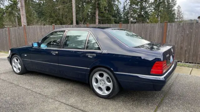 1994 mercedes-benz s-class sedan blue rwd automatic s600