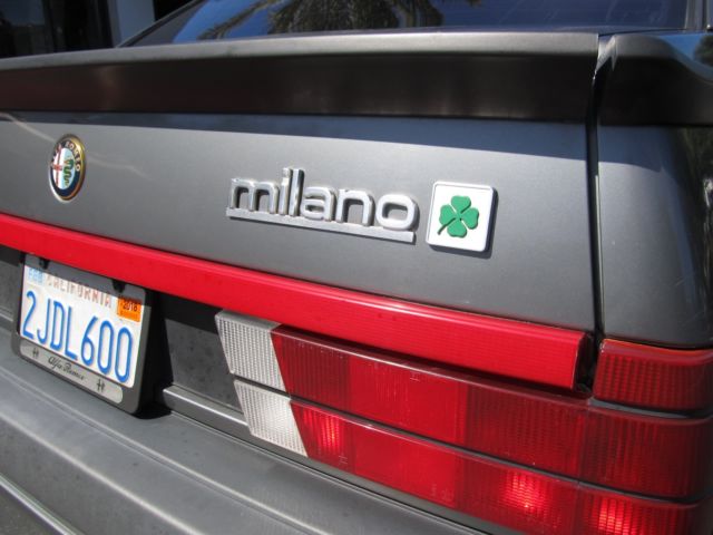 1987 alfa romeo milano verde - original owner - rust free