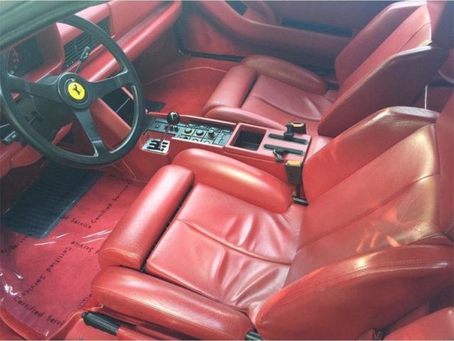 1989 ferrari testarossa 23000 miles silver v-12 manual