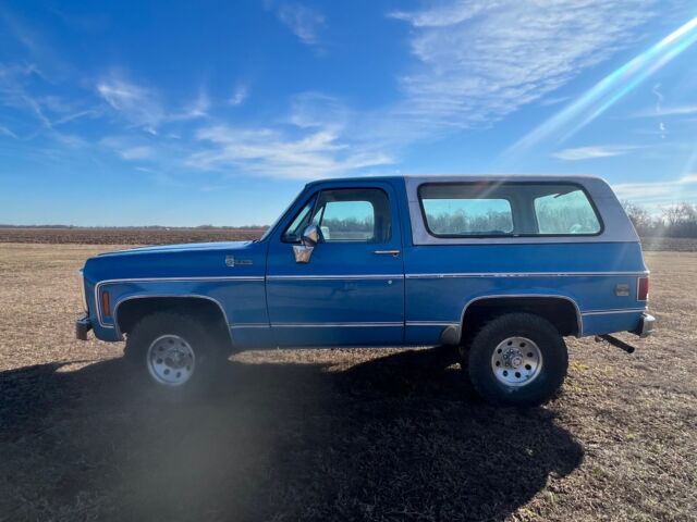 1980 chevrolet blazer k5 suv blue 4wd automatic silverado