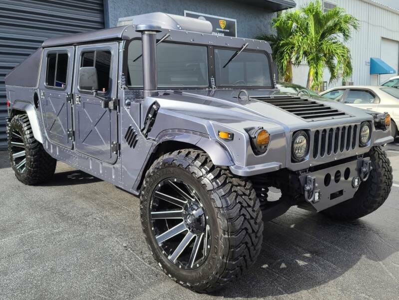 wow!! mint!! hummer h1 slantback!! alpine!! bk-up camera!! roof a/c!! loaded!!