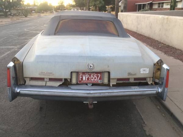 running great! 1974 cadillac eldorado convertible